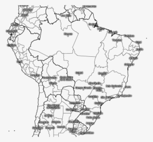 Mapa Do Brasil Para Colorir, HD Png Download, Transparent PNG