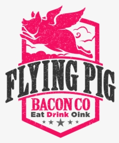 Flying Pig Bacon Co - Graphic Design, HD Png Download, Transparent PNG