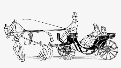 Victoria 1385 - Horse Drawn Carriage Clipart, HD Png Download, Transparent PNG