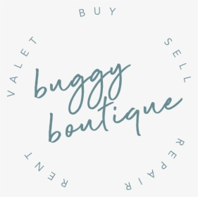 Buggy Boutique Circle Logo - Calligraphy, HD Png Download, Transparent PNG