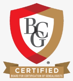 Bcg Badge - Board Of Certified Genealogists, HD Png Download, Transparent PNG