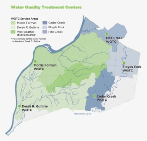 Tf Map - Water Quality Treatment Plants Louisville Ky, HD Png Download, Transparent PNG
