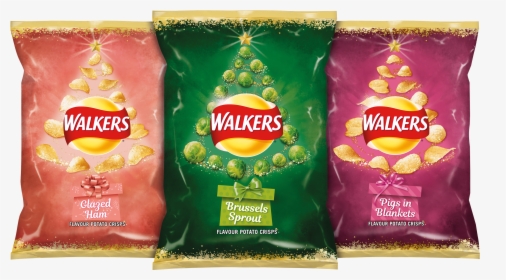 Walkers Christmas Crisps - Walkers Brussel Sprout Crisps, HD Png Download, Transparent PNG