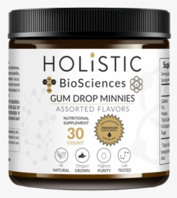 Holistic Biosciences Edibles Candy Cbd Gum Drop Minnies, - Shiitake, HD Png Download, Transparent PNG