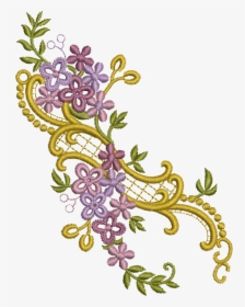 Floral Embroidery Patterns Png, Transparent Png , Png - Design In Png Format, Png Download, Transparent PNG