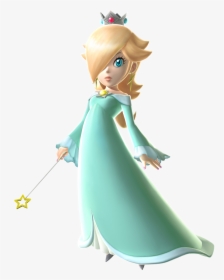 Super Mario Galaxy Rosalina Princess Peach Luigi Figurine - Princess Rosalina, HD Png Download, Transparent PNG