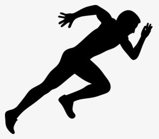 Sprinter, Marathon, Sports, Silhouette, Running - Sprinter Silhouette Png, Transparent Png, Transparent PNG