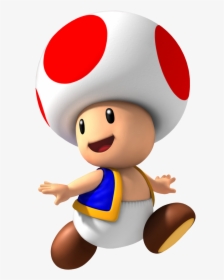 Super Mario Red Toad, HD Png Download, Transparent PNG