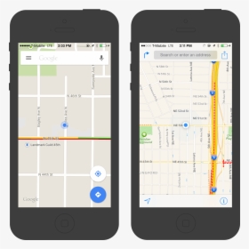 Google Map App Design, HD Png Download, Transparent PNG