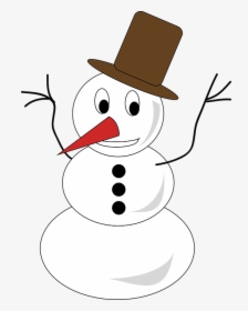 Snowman, Snow, Winter, Wintry, Cold, Christmas, Sweet - Clip Art Snow Man, HD Png Download, Transparent PNG