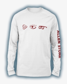 White Long Sleeve - Long-sleeved T-shirt, HD Png Download, Transparent PNG