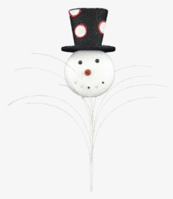 Lg Snowman Head Spray - Snowman, HD Png Download, Transparent PNG