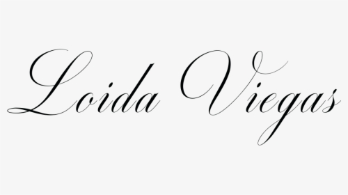 Loida Viegas - Calligraphy, HD Png Download, Transparent PNG