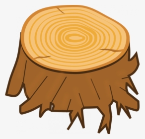 Wood Free Tree Stump - Transparent Tree Stump Clipart, HD Png Download, Transparent PNG