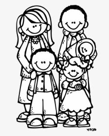 Melonheadz Illustrating Primary Pinterest - Family Clipart Black And White, HD Png Download, Transparent PNG