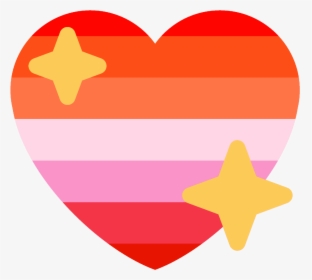 Pride Sparkle Heart Emoji, HD Png Download, Transparent PNG