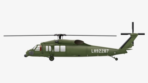Black Hawk Silhouette Right, HD Png Download, Transparent PNG
