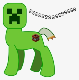 Teat Tht Minecraft Green Text Vertebrate Leaf Horse - Human Minecraft Creeper Meme, HD Png Download, Transparent PNG