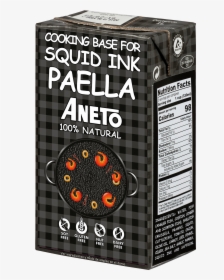 100% Natural Cooking Base For Squid Ink Paella Aneto - Orange Drink, HD Png Download, Transparent PNG