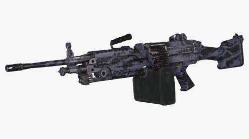 Fn America M249 / M249s 200 Ammo Box With 500 M27 Links - Cod Mwr M249 Saw, HD Png Download, Transparent PNG