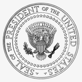 Photoshopped Presidential Seal 45 Is A Puppet - Presidential Seal Black And White, HD Png Download, Transparent PNG