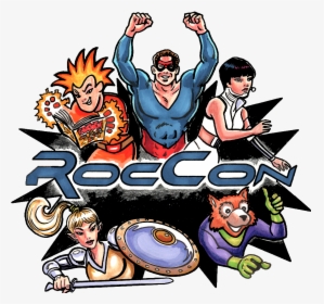 Roccon Rochester S Comic & Pop Culture Convention - Roccon Logo, HD Png Download, Transparent PNG