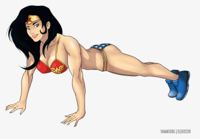 Wonder Woman Dc Comics - Wonder Woman Dc Muscle, HD Png Download, Transparent PNG