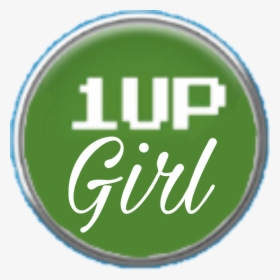 #gamer #gamergirl #mario #mariocart #1up #1upgirl #girl - Circle, HD Png Download, Transparent PNG