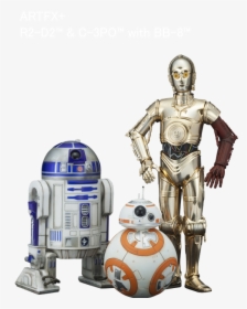 Kotobukiya Artfx Lucasfilm R2 D2 C 3po Bb 8 Star Wars - Star Wars R2d2 Png, Transparent Png, Transparent PNG