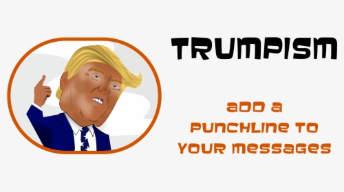 Trumpism Imessage Digital Stickers - Cartoon, HD Png Download, Transparent PNG