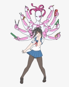 Yandere Simulator Clothing Pink Fictional Character, HD Png Download, Transparent PNG