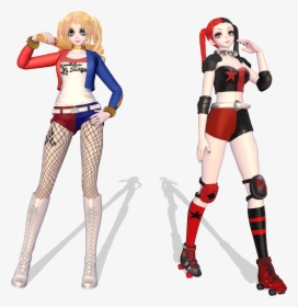 Harley Quinn Png Suicide Squad With Legs Vector Library - Harley Quinn Yandere Simulator Skin, Transparent Png, Transparent PNG