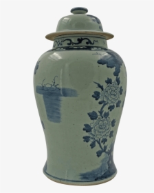 Large Chinese Pheasant Temple Jar   Class - Blue And White Porcelain, HD Png Download, Transparent PNG