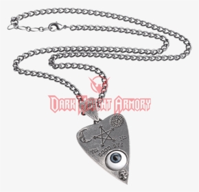 Alchemy Planchette Pendant Eye Ouija Board Necklace - Anello Ouija, HD Png Download, Transparent PNG