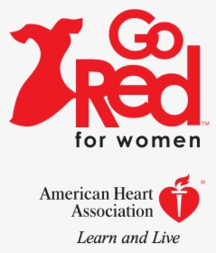 American Heart Association Partnership - Go Red For Women, HD Png Download, Transparent PNG
