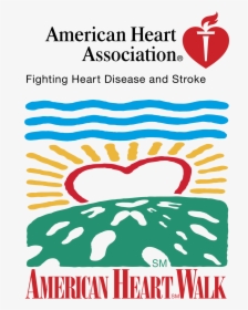 American Heart Walk Logo Png Transparent - American Heart Association Logo Black, Png Download, Transparent PNG