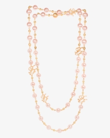 Pink Pearl Necklace & Bracelet With Faux Pearls - Necklace, HD Png Download, Transparent PNG