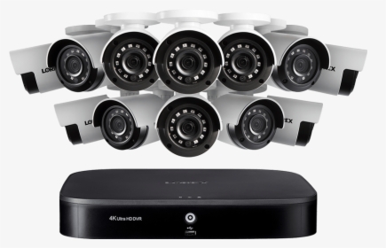 1080p Hd 16-channel Security System With Twelve 1080p - Dk182 88cae, HD Png Download, Transparent PNG
