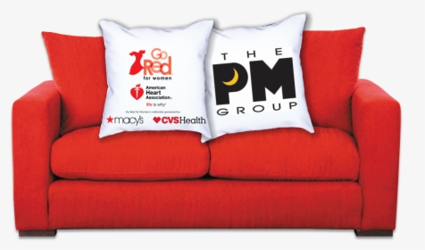 Red Sofa Tour 2017 Aha Go Red For Women - American Heart Association Red Couch Tour, HD Png Download, Transparent PNG
