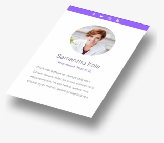 Pharmacy Website Testimonial Section - Brochure, HD Png Download, Transparent PNG