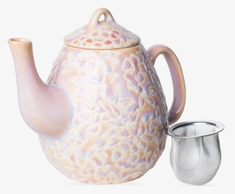 Pearl Drip Teapot Small Pink - Teapot, HD Png Download, Transparent PNG