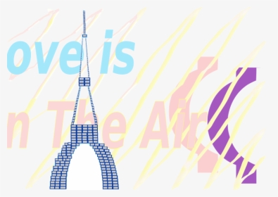 E-card Love Is In The Air La Tour Eiffel Tower 30 Aug - Poster, HD Png Download, Transparent PNG