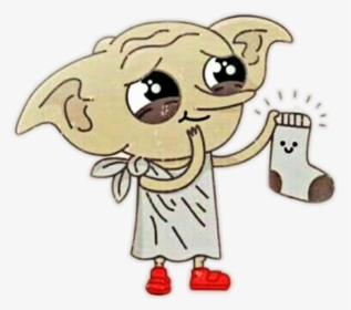 Dobby Sticker - Cute Harry Potter Drawings, HD Png Download, Transparent PNG