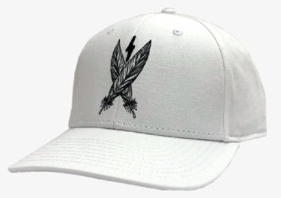 Jimmie Allen White Ballcap   Title Jimmie Allen White - Jimmie Allen Feather And Lightning Hat, HD Png Download, Transparent PNG