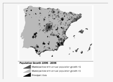 Spain Population Growth Map, HD Png Download, Transparent PNG