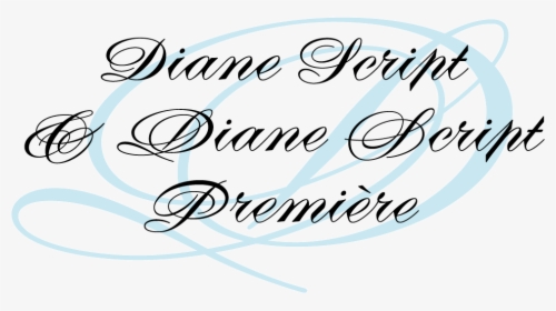 Diane Script And Diane Script Premiere - Diane Script, HD Png Download, Transparent PNG