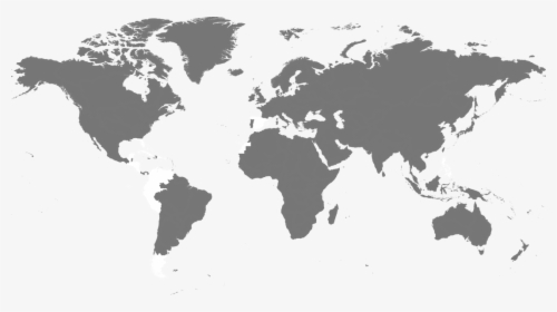 Picture - Flat World Map Transparent, HD Png Download, Transparent PNG