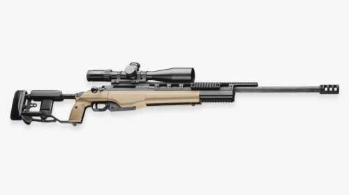 Trg42 Bolt Action Sniper Rifle Shown With Rifle Scope, - Sako Trg42 Folding Stock, HD Png Download, Transparent PNG