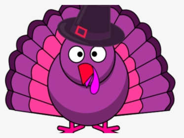 Turkey Clipart Pink - Thanksgiving Turkey Clipart, HD Png Download, Transparent PNG