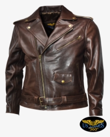 Transparent Top Gun Hat Png - Leather Jacket, Png Download, Transparent PNG